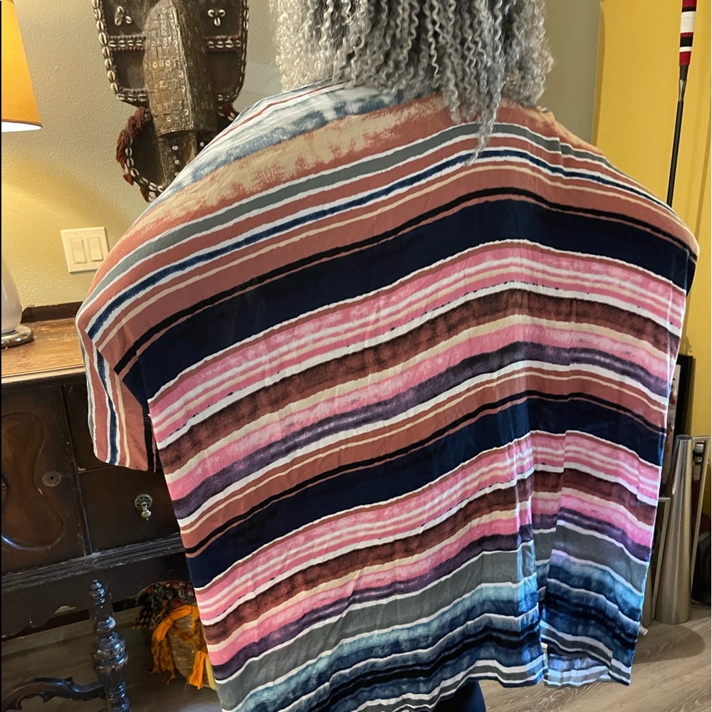 Multi colored bohemian style kimono